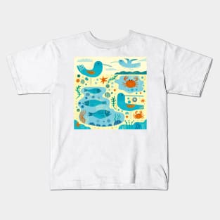 On the Beach Kids T-Shirt